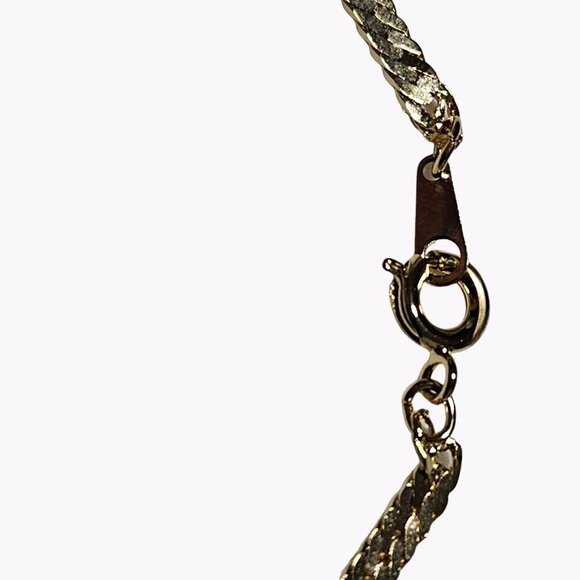 Elegant Gold Tone Herringbone Bracelet Classic Minimalist Fashion Jewelry Women - Picture 3 of 4